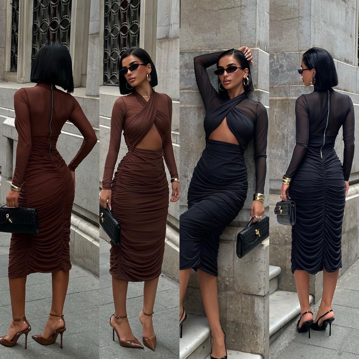 Sculpted Elegance Dress