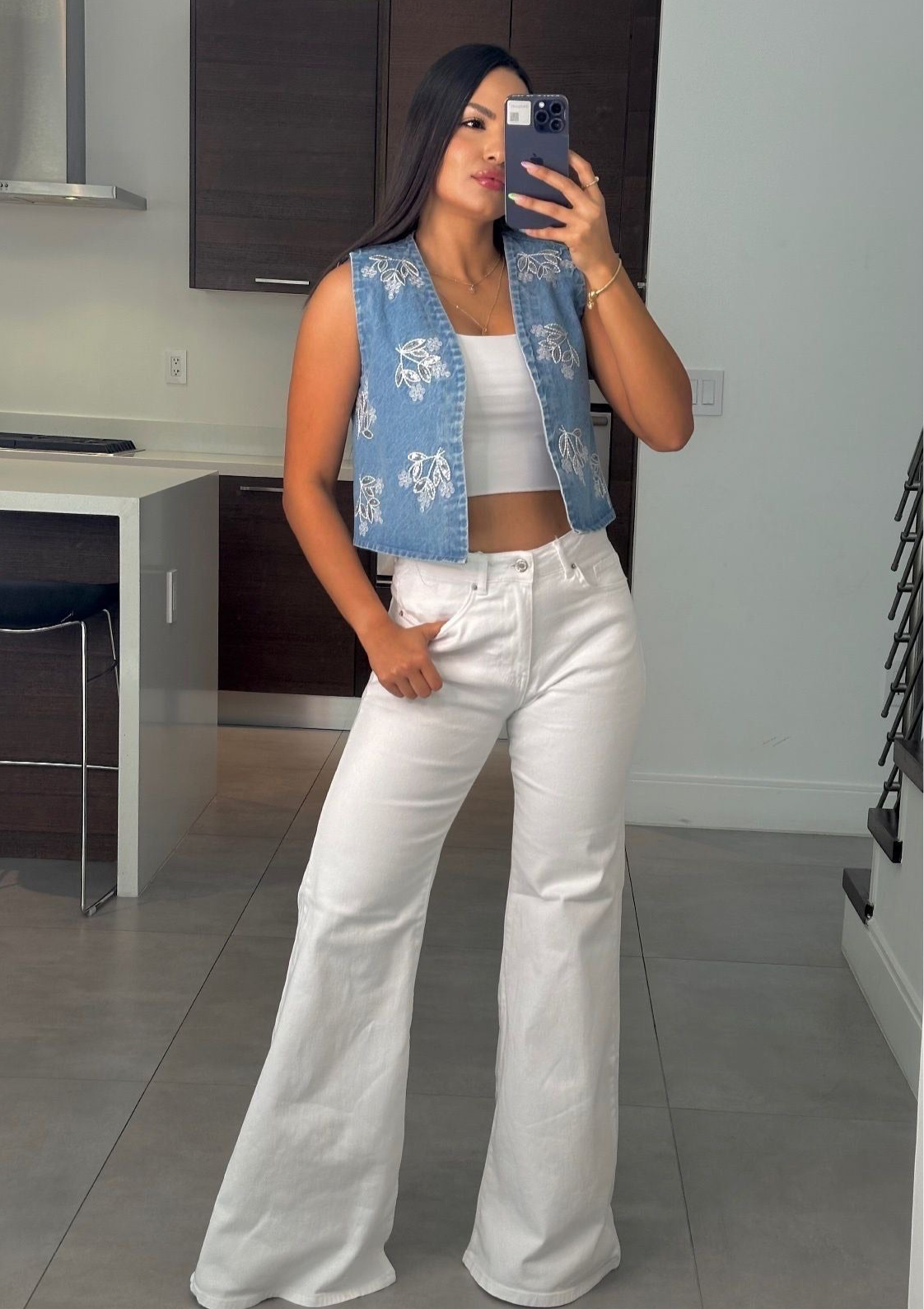 Embroidered Vest