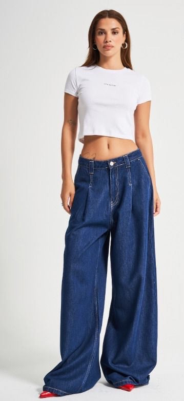 Dark Tencel Denim Pant