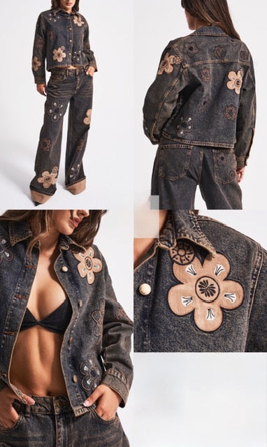 Desert Bloom Denim Set