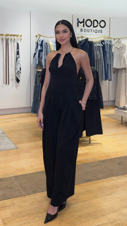 Elegant Wide Leg Tailored Pants