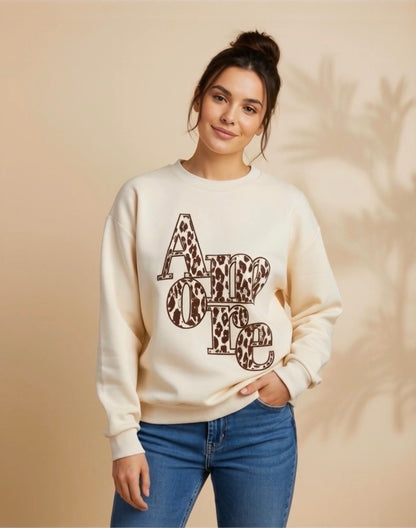 Amore Leopard Cozy Sweater
