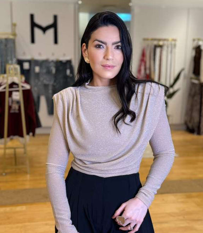 Drape Sparkle Blouse