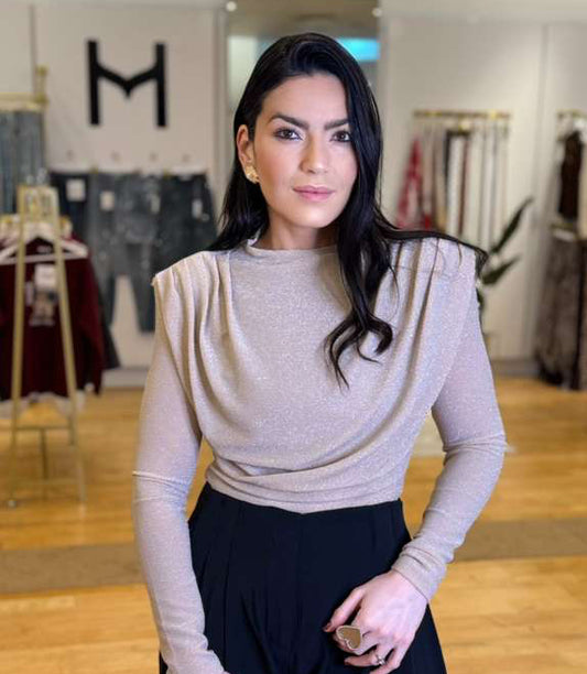 Drape Sparkle Blouse