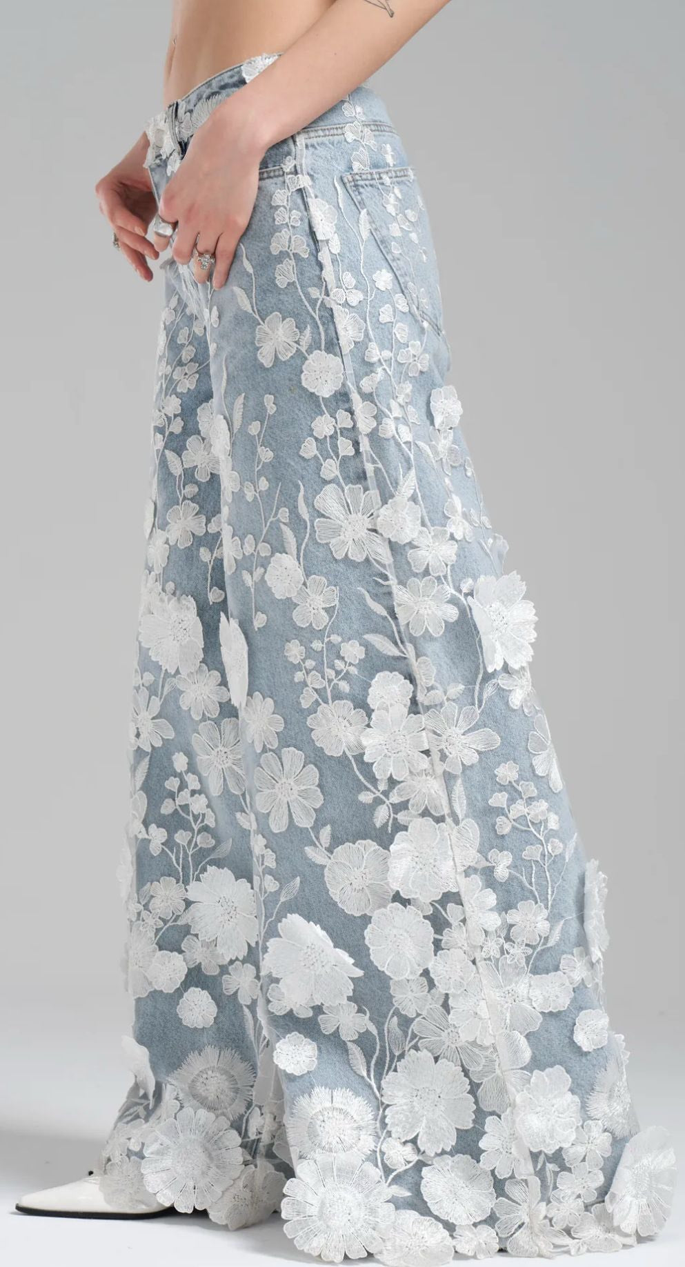 Floral Jeans