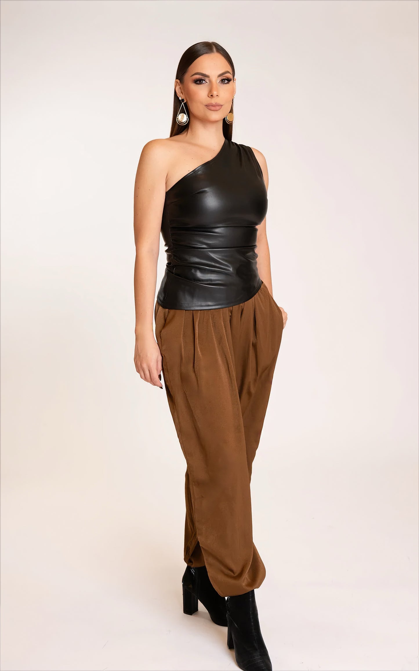 Glam Satin Aladdin Pants