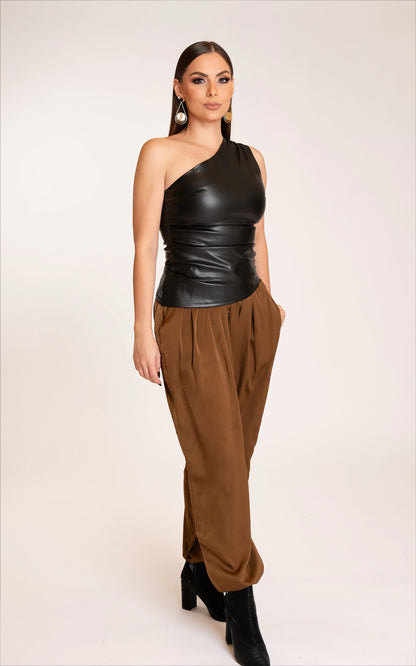 Glam Satin Aladdin Pants