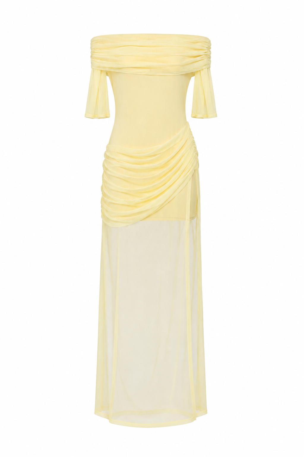 Lemon Veil Dress
