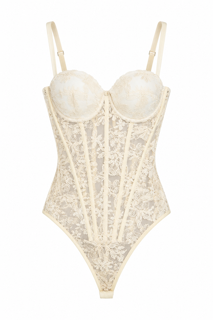 Lace Corset Bodysuit