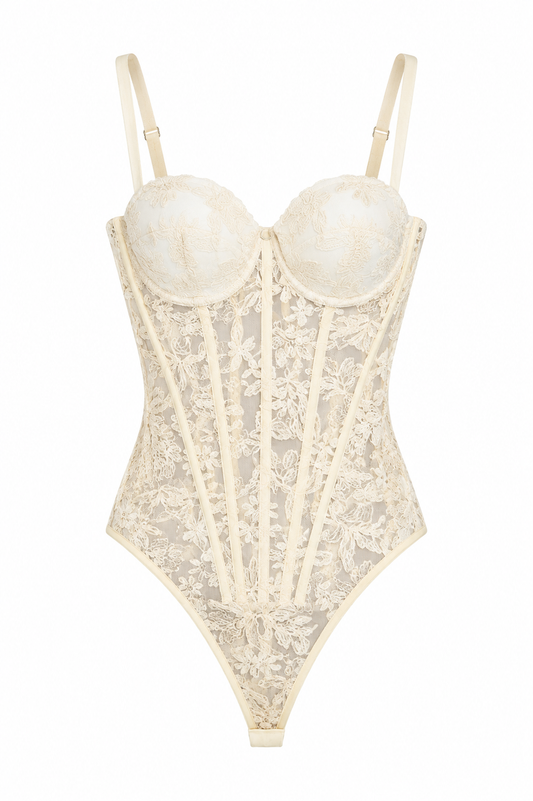 Lace Corset Bodysuit