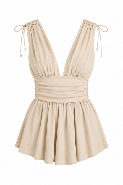 Sienna Ruched Mini Dress