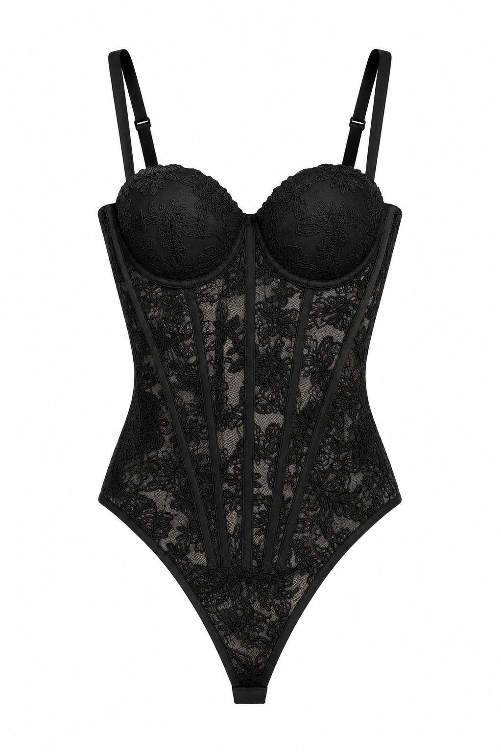 Lace Corset Bodysuit