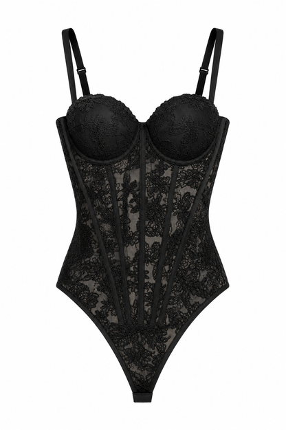 Lace Corset Bodysuit