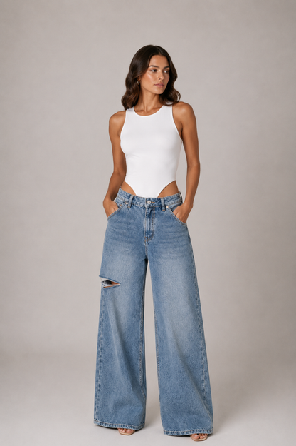 Dakota Wide-Leg Jeans