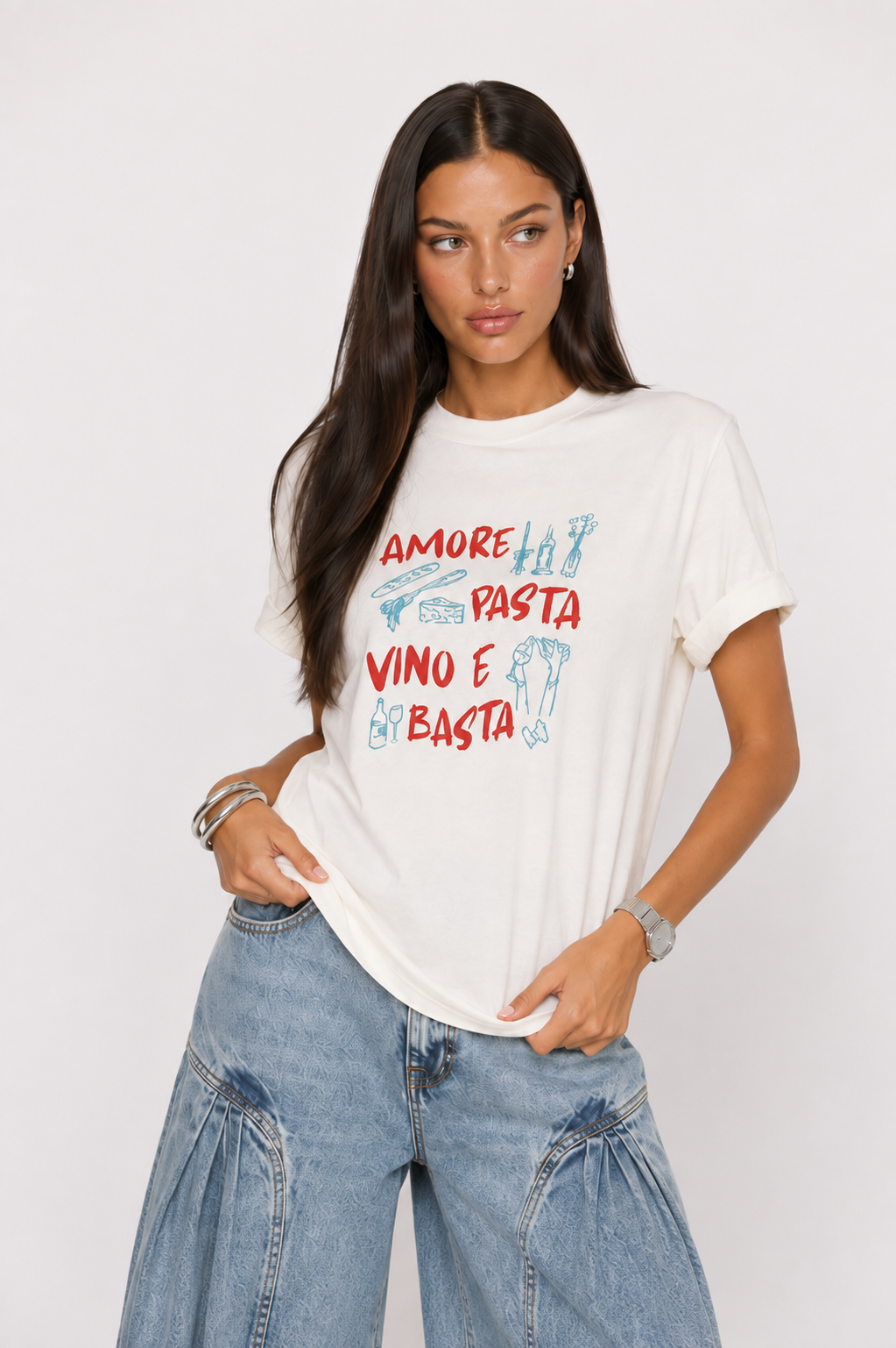Amore Pasta Vino T-Shirt