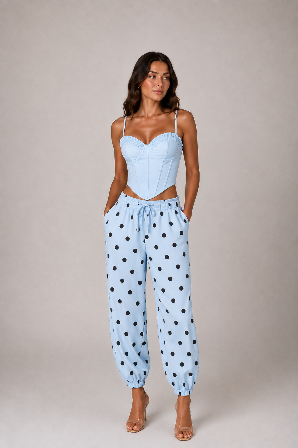 Sky Dot Joggers