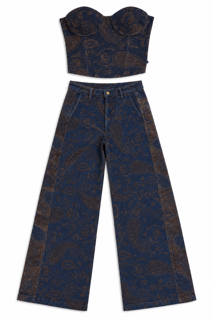 Elara Denim Set