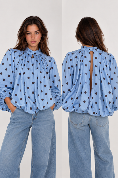 Margot Polka Dot Blouse