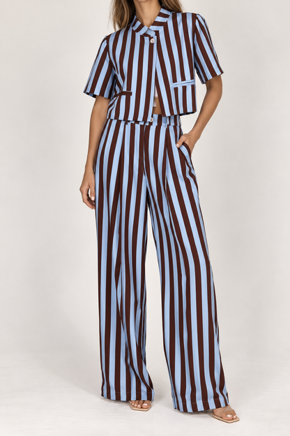 Alessia Striped Set