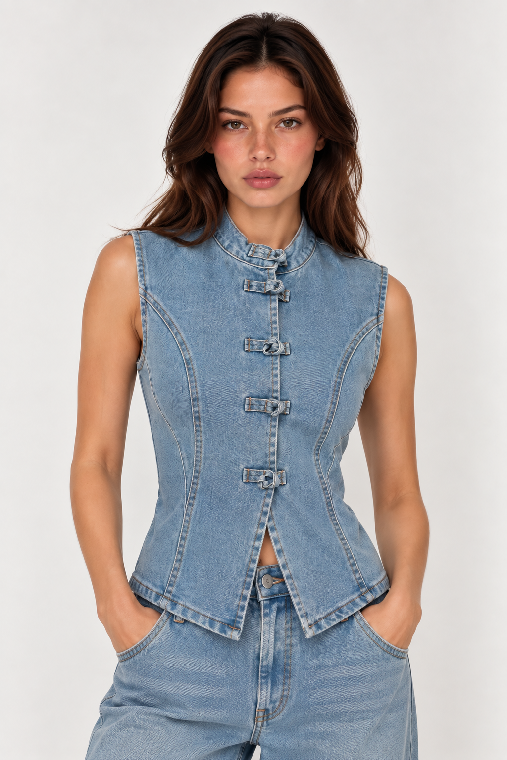Isadora Denim Vest