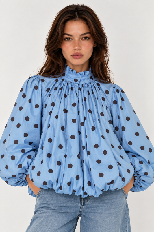 Margot Polka Dot Blouse