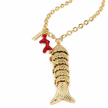 Necklace Fish Coral