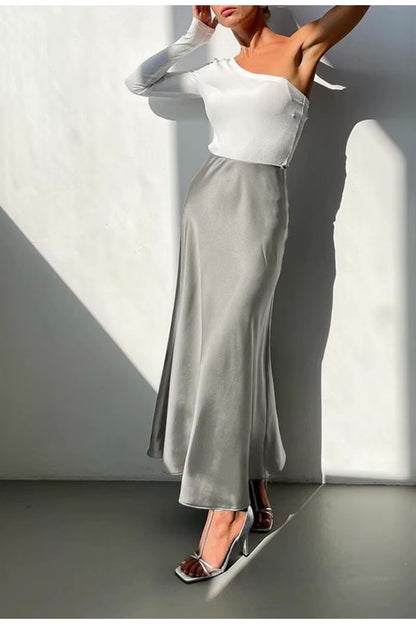 Grey Fashion Skirt