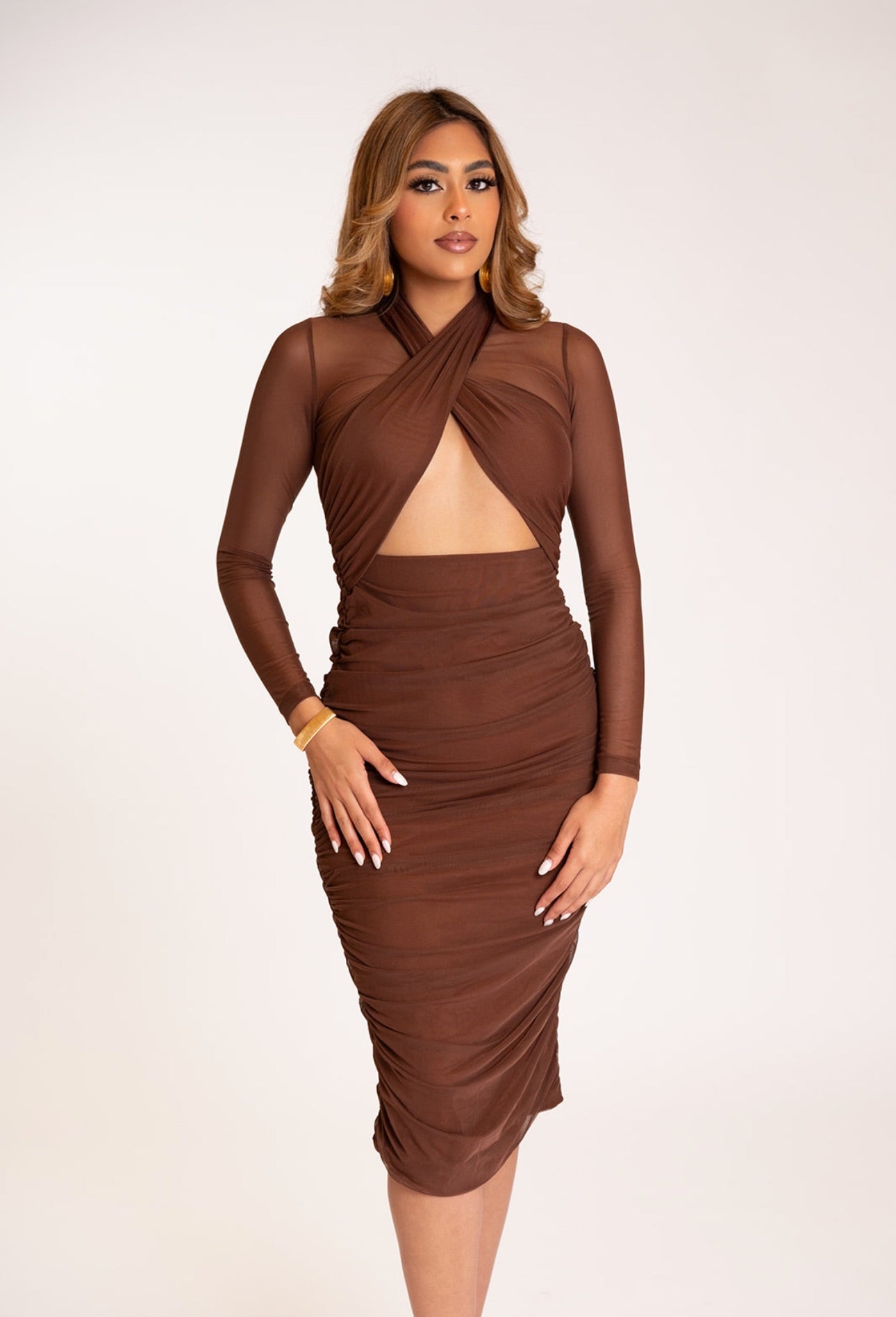 Sculpted Elegance Dress