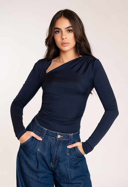 Ruched Elegance Blouse