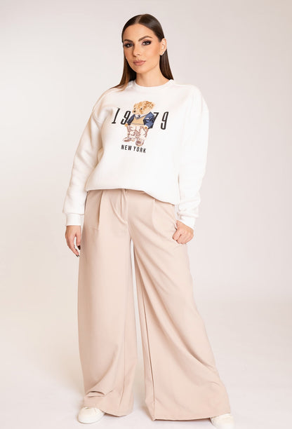 Essential Palazzo Pants with Belt