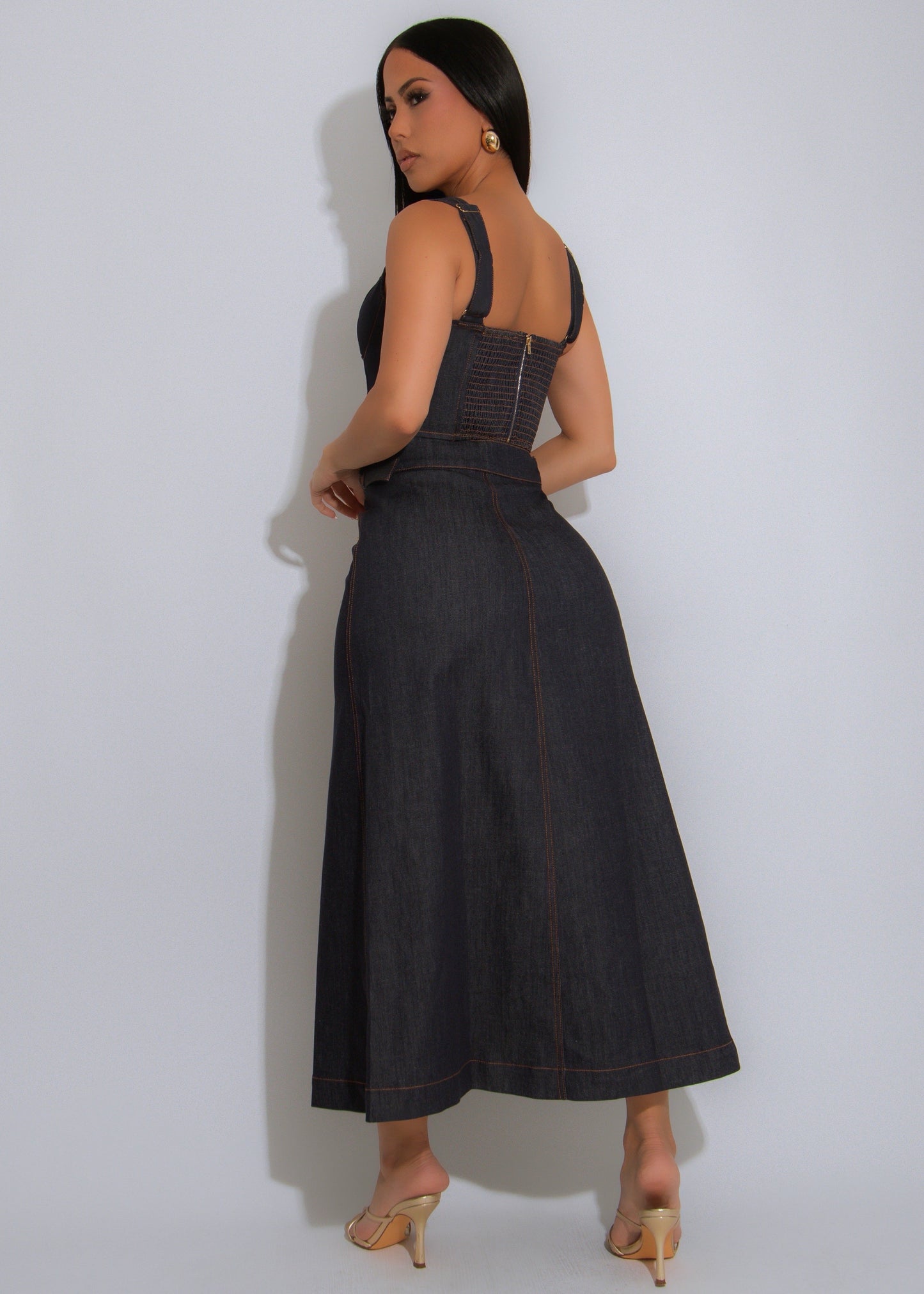 Iconic Dark Denim Set