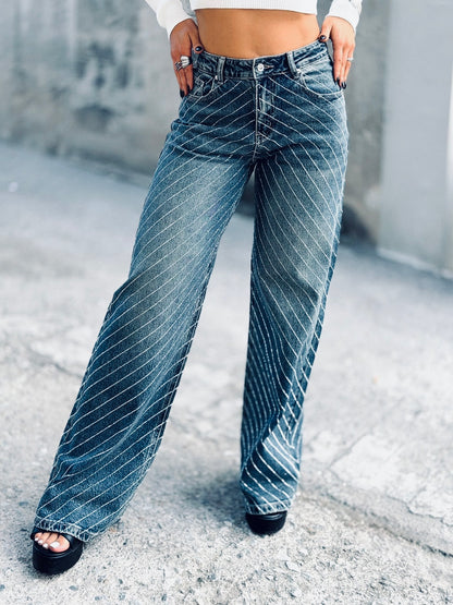 Jeans Sparkling Lines