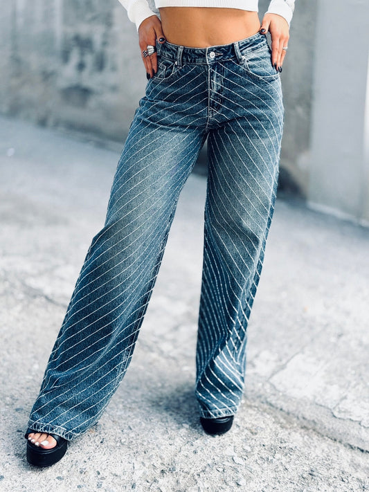 Jeans Sparkling Lines
