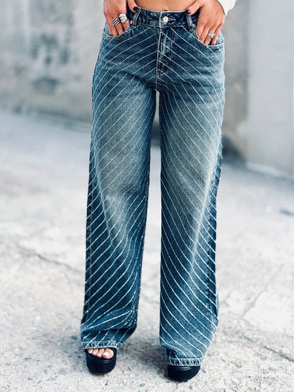 Jeans Sparkling Lines