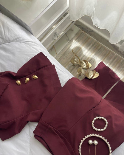 Bordeaux Chic Set