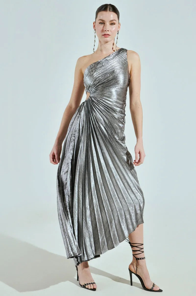 Moonlight Pleated Dress
