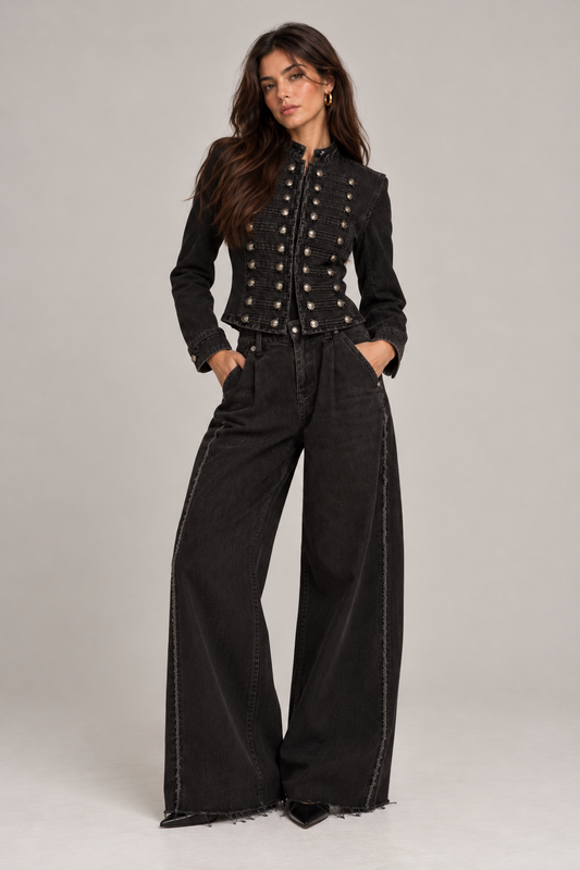 Alexa Military Denim Set