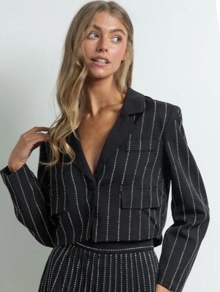 Glam Cropped Blazer
