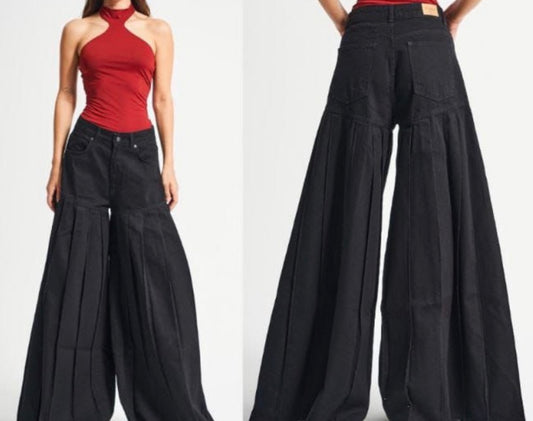 Avant Pleated Maxi Palazzo