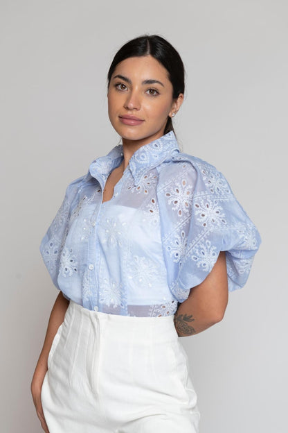 Eyelet Blouse