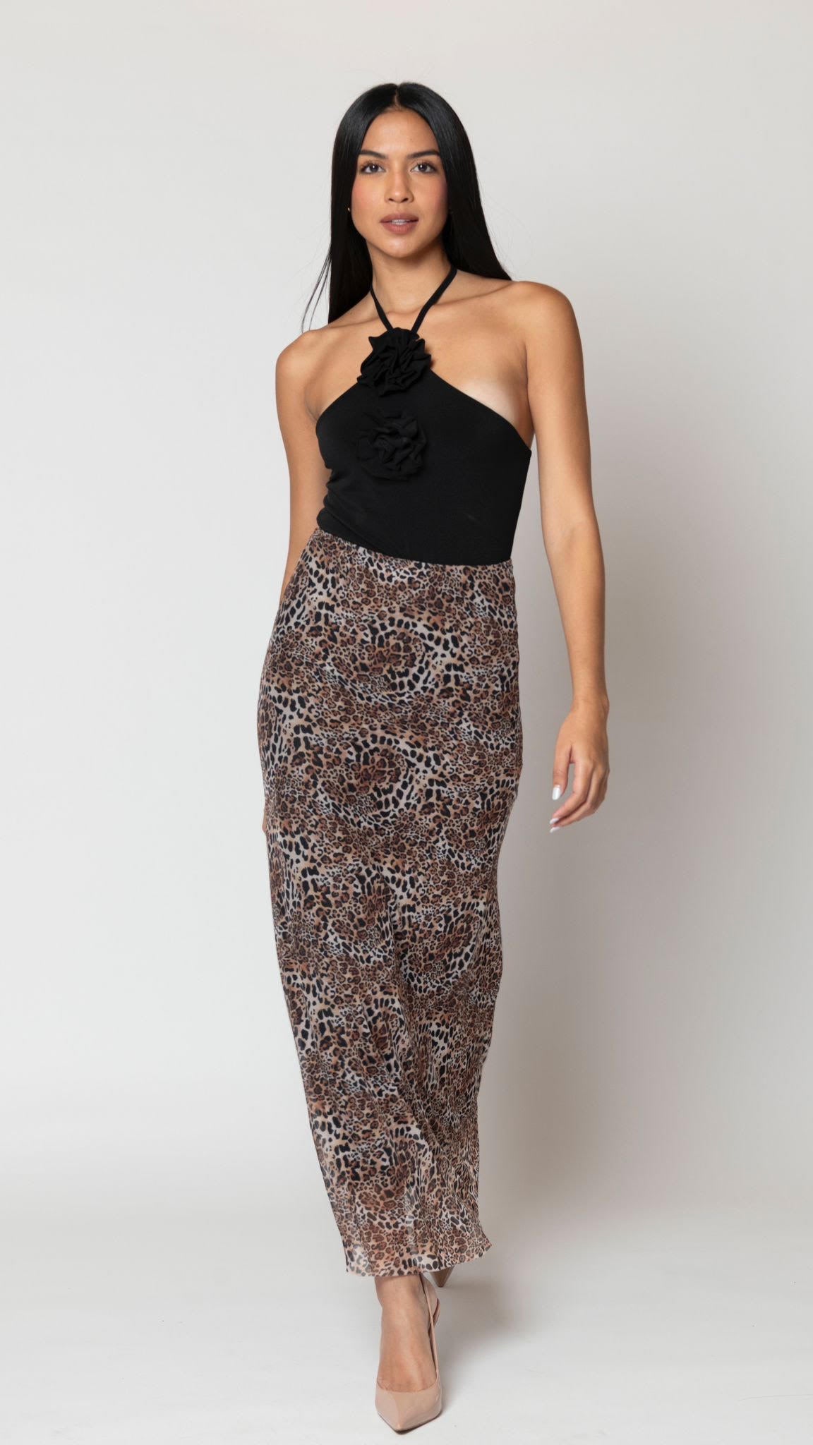 Leopard Luxe Skirt