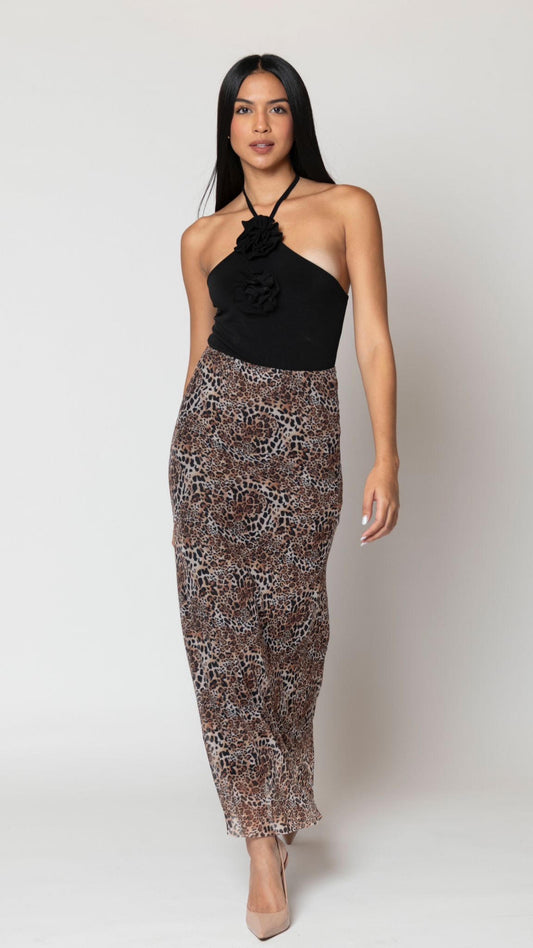 Leopard Luxe Skirt