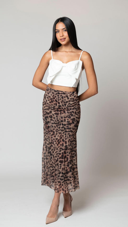 Print Maxi skirt