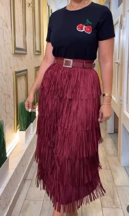 Fringe Allure Skirt