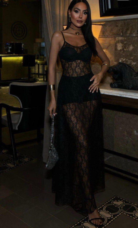 Midnight Lace Dress