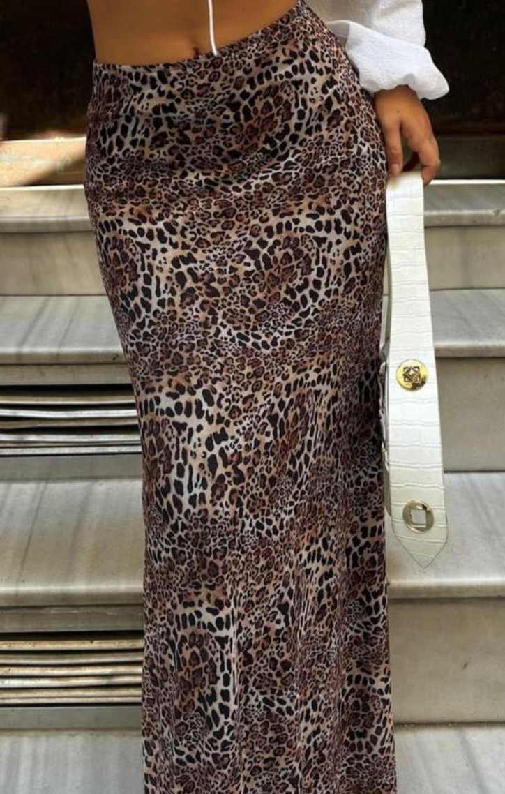 Print Maxi skirt