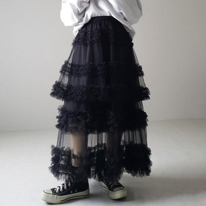 Black Diamond Tulle Skirt