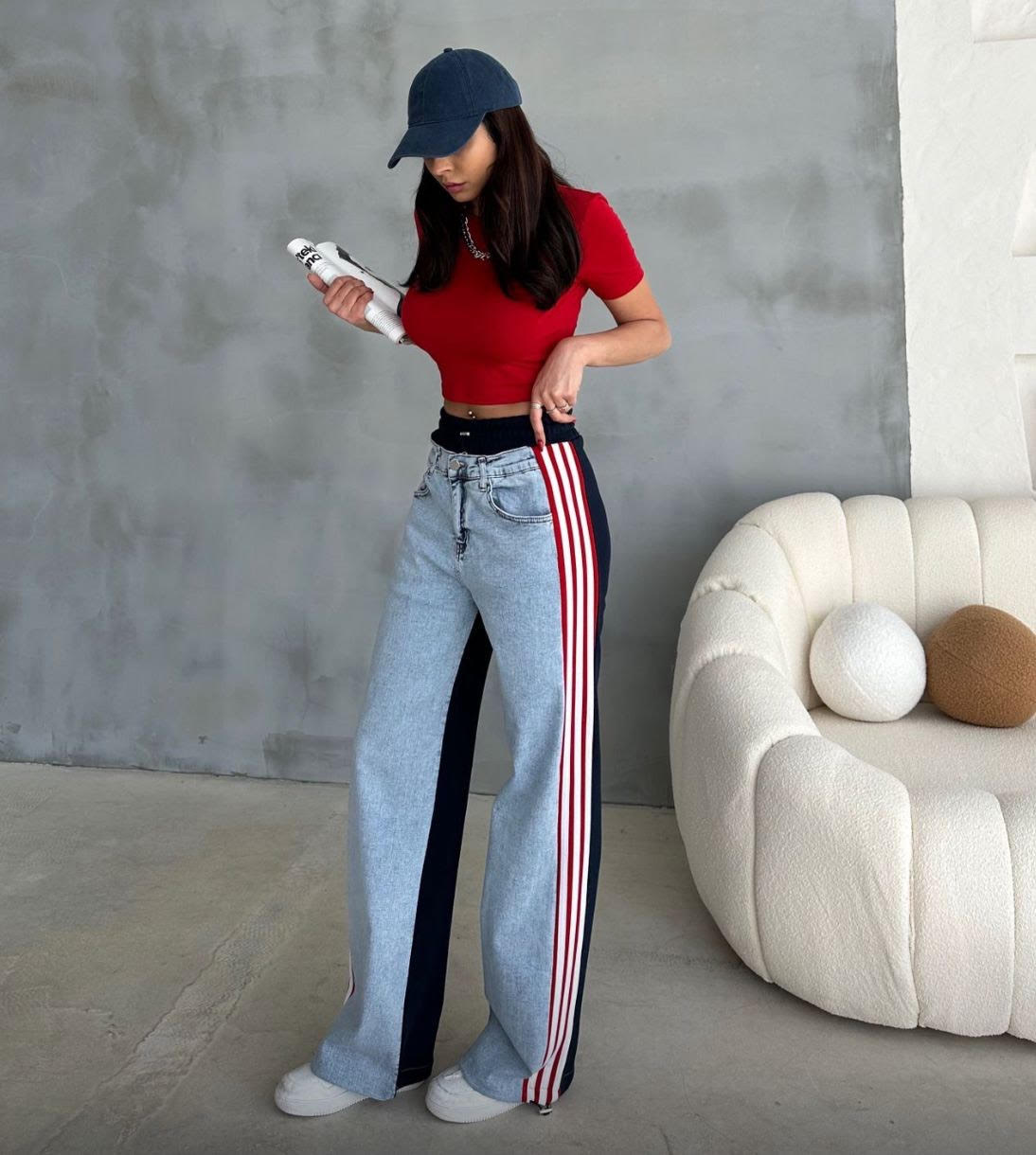 Red Lines Pants