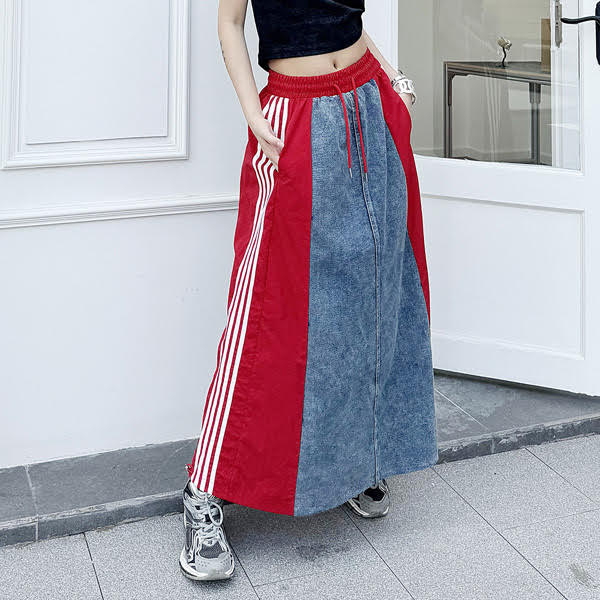 Striped Maxi Skirt