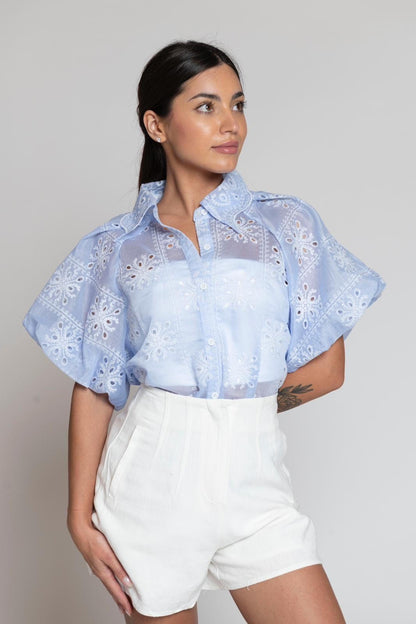 Eyelet Blouse